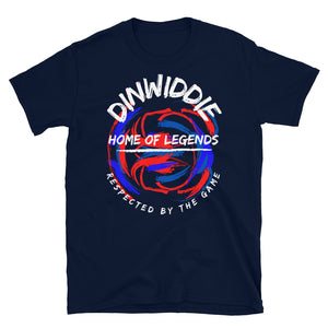 DINWIDDIE...HOME OF LEGENDS - Short-Sleeve Unisex T-Shirt