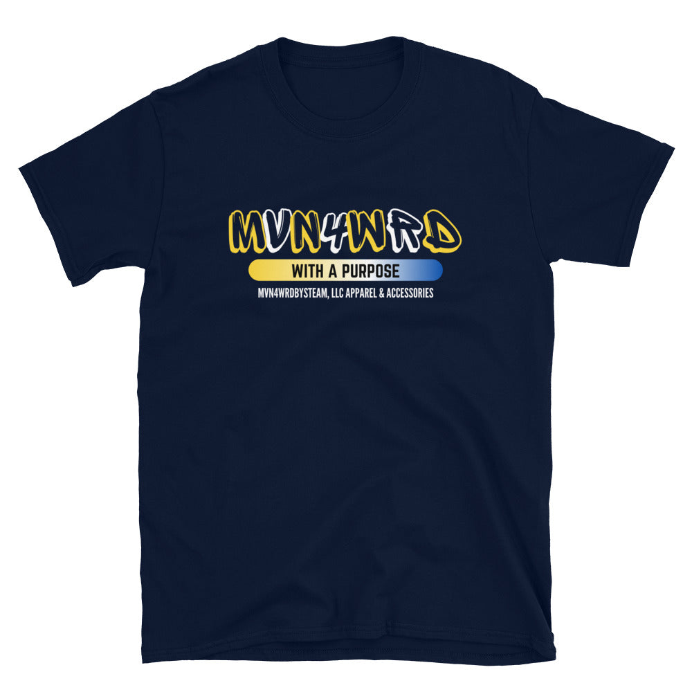 MVN4WRD With A Purpose - YELLOW - Short-Sleeve Unisex T-Shirt