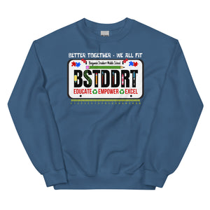 BSTDDRT License Plate - Unisex Sweatshirt