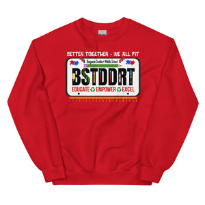 BSTDDRT License Plate - Unisex Sweatshirt