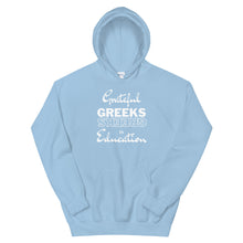 Load image into Gallery viewer, HH - GRATEFUL GREEKS IN EDUCATION - Unisex Hoodie
