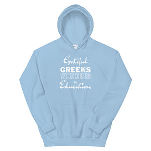 HH - GRATEFUL GREEKS IN EDUCATION - Unisex Hoodie