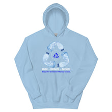 Load image into Gallery viewer, Drink - Hydrate - Recycle - Unisex Hoodie
