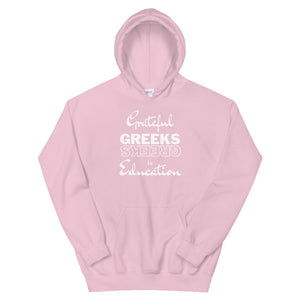 HH - GRATEFUL GREEKS IN EDUCATION - Unisex Hoodie