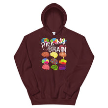 Load image into Gallery viewer, HH - PICK MY BRAIN - Unisex Hoodie
